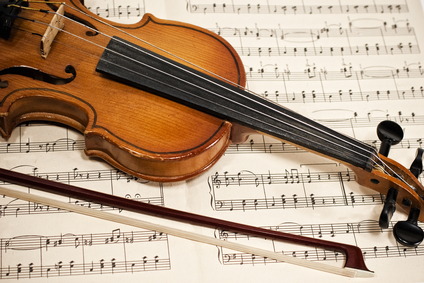 Violin and Music Picture